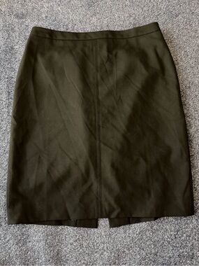 LOFT Black Pencil Skirt with Center Seam
